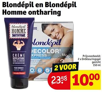 Promoties Ontkleuringsgel gezicht - Blondepil - Geldig van 09/08/2022 tot 21/08/2022 bij Kruidvat