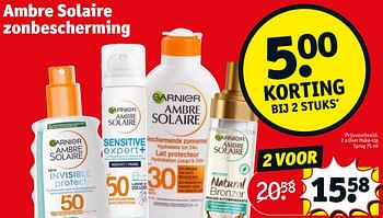 Promotions Over make-up spray - Garnier - Valide de 09/08/2022 à 21/08/2022 chez Kruidvat