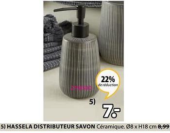 Promotions Hassela distributeur savon - Produit Maison - Jysk - Valide de 08/08/2022 à 21/08/2022 chez Jysk