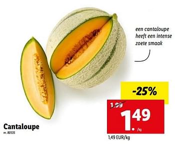 Promoties Cantaloupe - Huismerk - Lidl - Geldig van 16/08/2022 tot 20/08/2022 bij Lidl