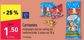Promoties Cartoonies - Huismerk - Aldi - Geldig van 15/08/2022 tot 26/08/2022 bij Aldi