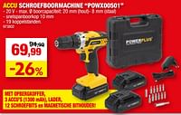 Powerplus accu schroefboormachine powx00501-Powerplus