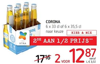 Promotions Corona - Corona - Valide de 11/08/2022 à 24/08/2022 chez Spar (Colruytgroup)