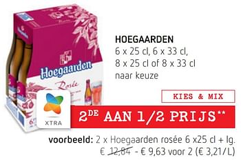 Promoties Hoegaarden rosée - Hoegaarden - Geldig van 11/08/2022 tot 24/08/2022 bij Spar (Colruytgroup)
