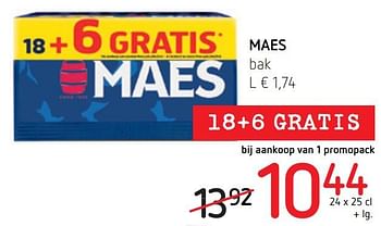 Promoties Maes - Maes - Geldig van 11/08/2022 tot 24/08/2022 bij Spar (Colruytgroup)