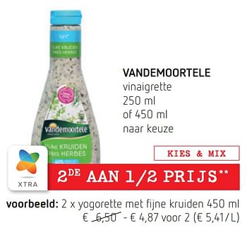 Promoties Vandemoortele yogorette met fijne kruiden - Vandemoortele - Geldig van 11/08/2022 tot 24/08/2022 bij Spar (Colruytgroup)