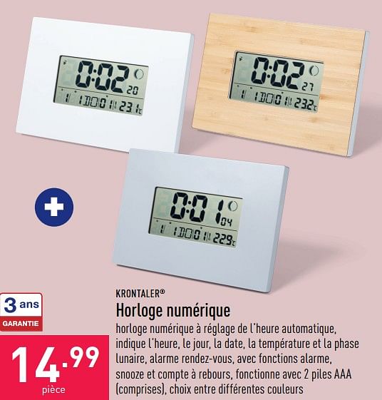 Krontaler horloge discount