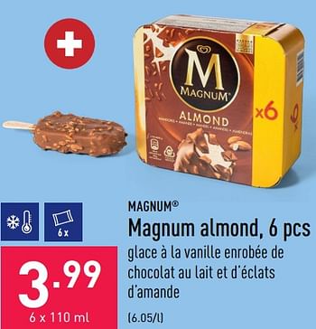 Promotions Magnum almond - Ola - Valide de 19/08/2022 à 26/08/2022 chez Aldi
