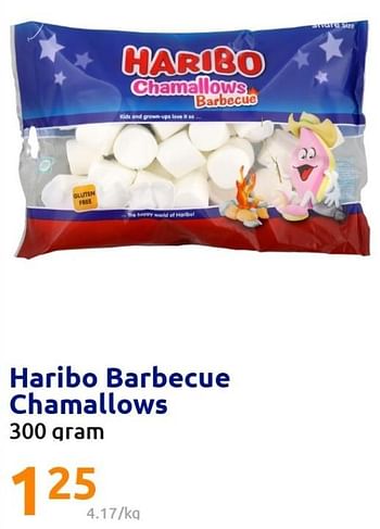 Promoties Haribo barbecue chamallows - Haribo - Geldig van 10/08/2022 tot 16/08/2022 bij Action