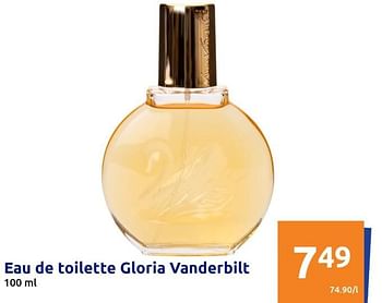 Promotions Eau de toilette gloria vanderbilt - Gloria Vanderbilt - Valide de 10/08/2022 à 16/08/2022 chez Action