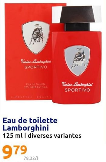 Promotions Eau de toilette lamborghini - Lamborghini - Valide de 10/08/2022 à 16/08/2022 chez Action