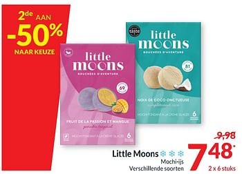 Promotions Little moons mochi-ijs - Little Moons - Valide de 16/08/2022 à 21/08/2022 chez Intermarche