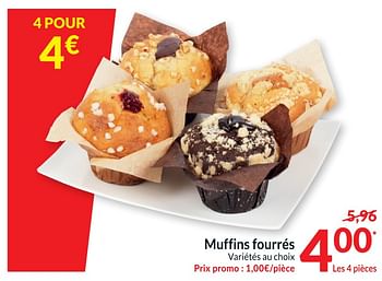 Promoties Muffins fourrés - Huismerk - Intermarche - Geldig van 16/08/2022 tot 21/08/2022 bij Intermarche