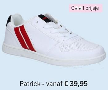 Promoties Sneakers patrick - Patrick - Geldig van 04/08/2022 tot 05/09/2022 bij Torfs