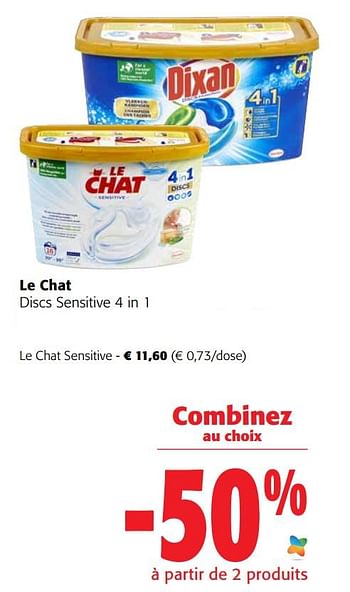 Promoties Le chat sensitive - Le Chat - Geldig van 10/08/2022 tot 23/08/2022 bij Colruyt