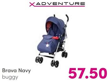 Promoties Brava navy buggy - Xadventure - Geldig van 14/08/2022 tot 20/08/2022 bij Baby & Tiener Megastore