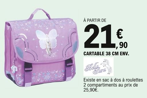 Bella Sara Cartable En promotion chez E.Leclerc