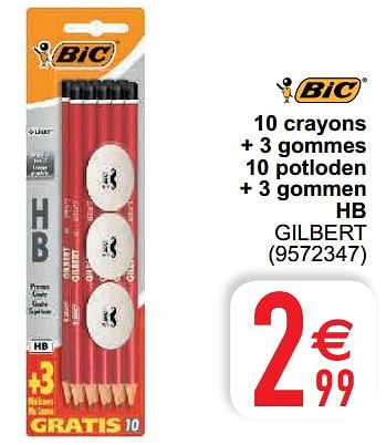 CRAYONS GRAPHITE BIC GILBERT HB