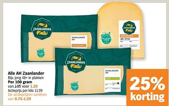 Promoties Ah zaanlander jong 48+ in plakken - Huismerk - Albert Heijn - Geldig van 15/08/2022 tot 21/08/2022 bij Albert Heijn
