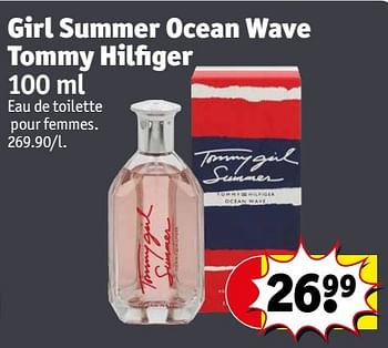 Promotions Girl summer ocean wave tommy hilfiger - Tommy Hilfiger - Valide de 16/08/2022 à 21/08/2022 chez Kruidvat