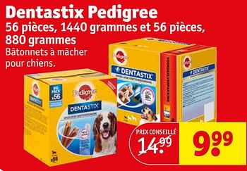 Promotions Dentastix pedigree - Pedigree - Valide de 16/08/2022 à 21/08/2022 chez Kruidvat