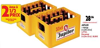 Promoties Jupiler - Jupiler - Geldig van 17/08/2022 tot 23/08/2022 bij Louis Delhaize