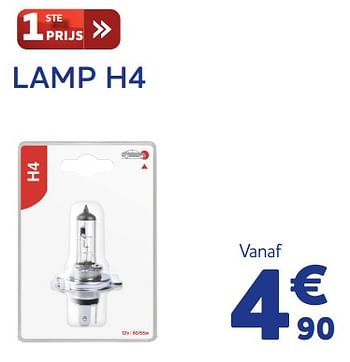 Promoties Lamp h4 - Huismerk - Auto 5  - Geldig van 16/08/2022 tot 04/10/2022 bij Auto 5