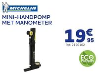 Mini-handpomp met manometer-Michelin
