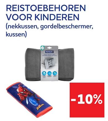 Promoties Reistoebehoren voor kinderen -10% - Huismerk - Auto 5  - Geldig van 16/08/2022 tot 04/10/2022 bij Auto 5