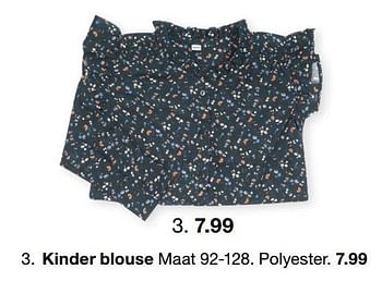 Promoties Kinder blouse - Huismerk - Zeeman  - Geldig van 15/07/2022 tot 31/12/2022 bij Zeeman