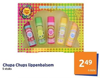 Promoties Chupa chups lippenbalsem - Chupa Chups - Geldig van 17/08/2022 tot 23/08/2022 bij Action