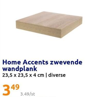 Promoties Home accents zwevende wandplank - Huismerk - Action - Geldig van 17/08/2022 tot 23/08/2022 bij Action