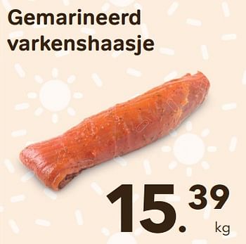 Promoties Gemarineerd varkenshaasje - Huismerk - Bon'Ap - Geldig van 17/08/2022 tot 30/08/2022 bij Bon'Ap