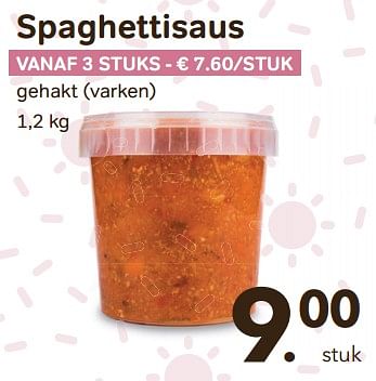 Promoties Spaghettisaus - Huismerk - Bon'Ap - Geldig van 17/08/2022 tot 30/08/2022 bij Bon'Ap