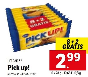 Promoties Pick up! - Leibniz - Geldig van 29/08/2022 tot 03/09/2022 bij Lidl
