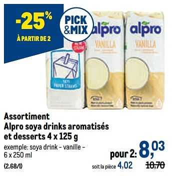 Promotions Alpro soya drink - vanille - Alpro - Valide de 24/08/2022 à 06/09/2022 chez Makro