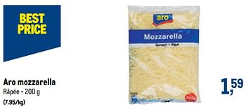 Promotions Aro mozzarella - Aro - Valide de 24/08/2022 à 06/09/2022 chez Makro
