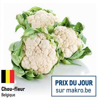 Promotions Chou-fleur - Produit maison - Makro - Valide de 24/08/2022 à 06/09/2022 chez Makro