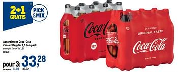 Promotions Coca-cola zero - Produit maison - Makro - Valide de 24/08/2022 à 06/09/2022 chez Makro
