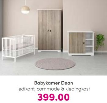 Promoties Babykamer dean - Huismerk - Baby & Tiener Megastore - Geldig van 21/08/2022 tot 27/08/2022 bij Baby & Tiener Megastore