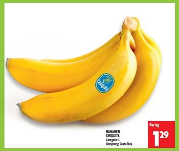 Promoties Bananen chiquita - Chiquita - Geldig van 24/08/2022 tot 30/08/2022 bij Match