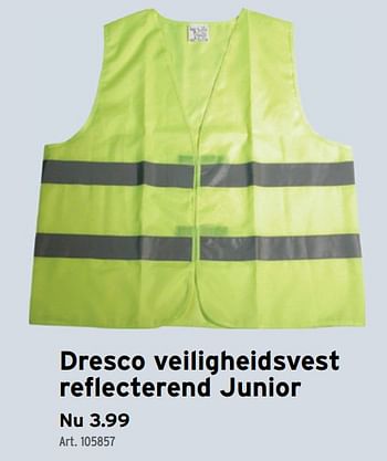 Promoties Dresco veiligheidsvest reflecterend junior - Dresco - Geldig van 24/08/2022 tot 06/09/2022 bij Gamma