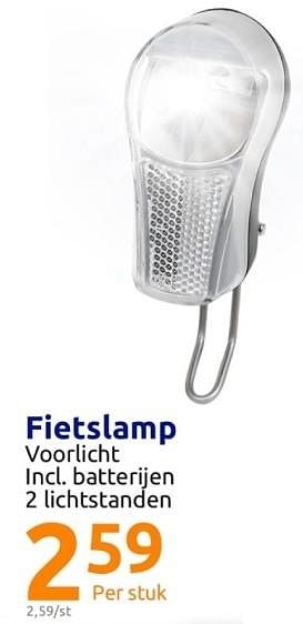 Promoties Fietslamp - Huismerk - Action - Geldig van 24/08/2022 tot 30/08/2022 bij Action