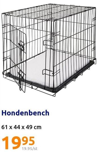 Promoties Hondenbench - Huismerk - Action - Geldig van 24/08/2022 tot 30/08/2022 bij Action