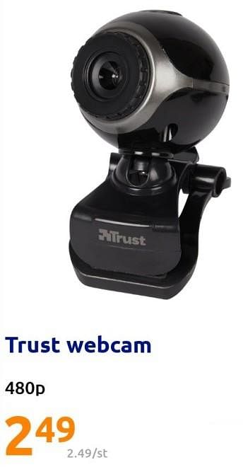 Promoties Trust webcam - Trust - Geldig van 24/08/2022 tot 30/08/2022 bij Action