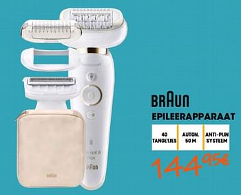 Promotions Braun epileerapparaat - Braun - Valide de 26/08/2022 à 28/09/2022 chez Electro Depot