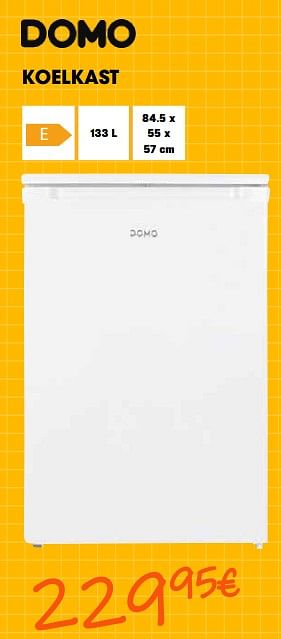 Promoties Domo elektro koelkast - Domo elektro - Geldig van 26/08/2022 tot 28/09/2022 bij Electro Depot