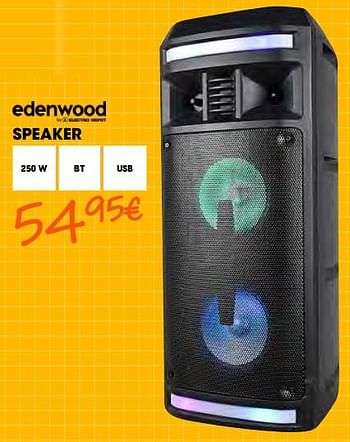 Promotions Edenwood speaker - Edenwood  - Valide de 26/08/2022 à 28/09/2022 chez Electro Depot
