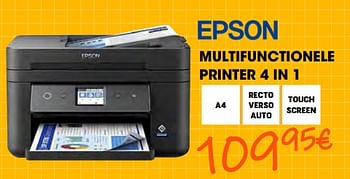 Promotions Epson multifunctionele printer 4 in 1 - Epson - Valide de 26/08/2022 à 28/09/2022 chez Electro Depot