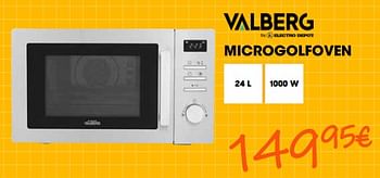 Promoties Valberg microgolfoven - Valberg - Geldig van 26/08/2022 tot 28/09/2022 bij Electro Depot